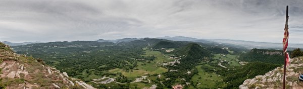 Pla d'Aiats - Vista des del mirador de la Senyera